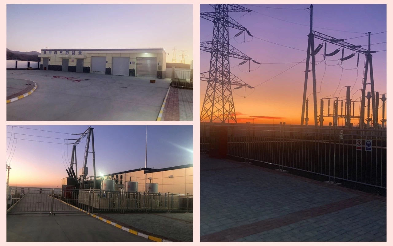 中广核大同马家梁一期风电项目一次带电成功