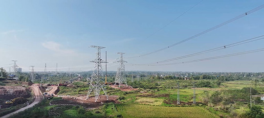 西渝高铁(广安段)超高压线路迁改攻坚战圆满收官