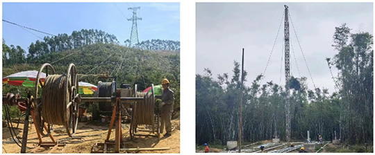 钦南那思(100MW)风电项目220kV送出线路EPC工程带电投运