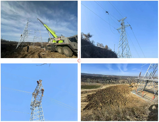 崇信县黄寨风电一期110kV送出线路工程成功送电投运